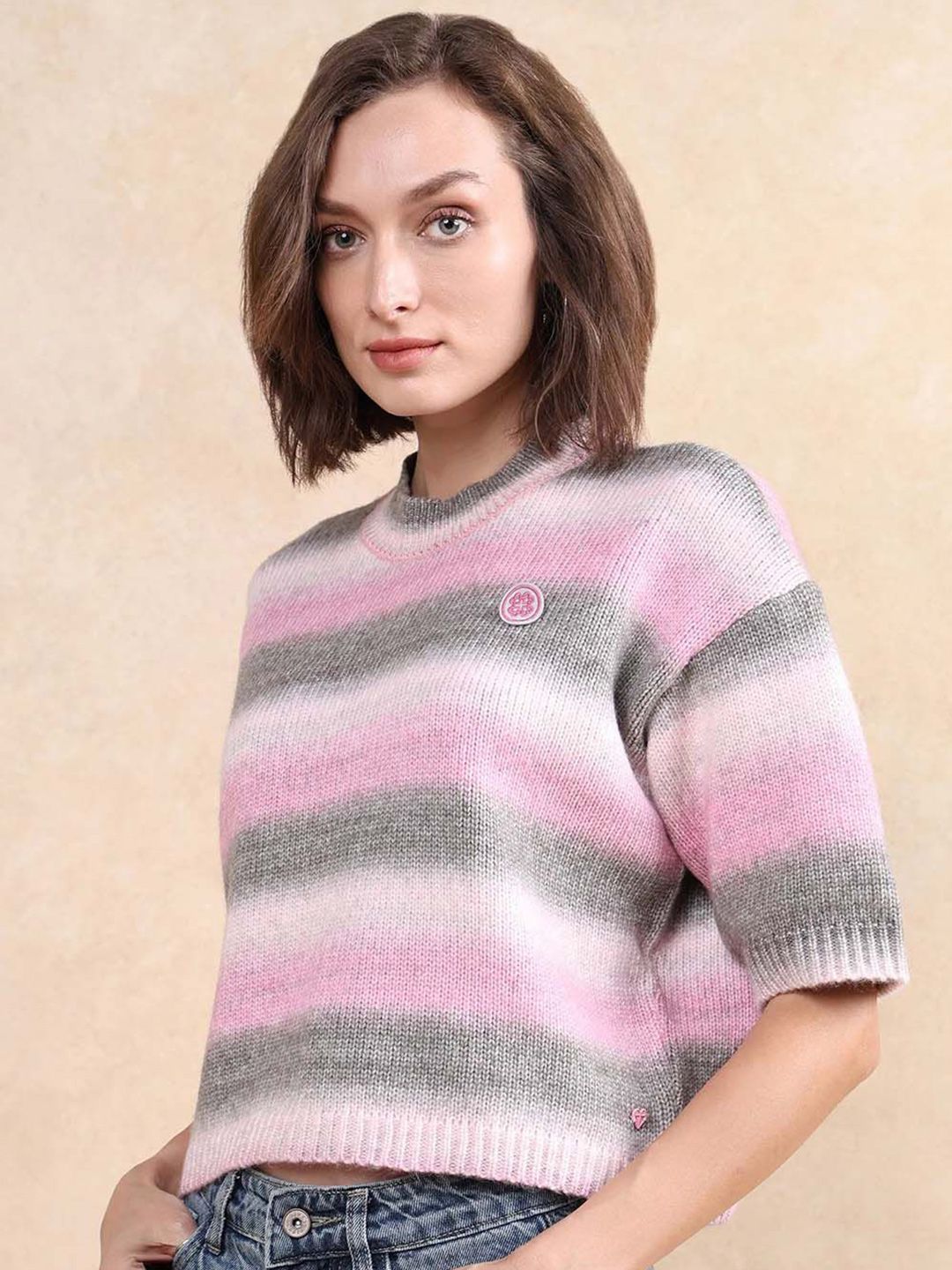 RAREISM Women Striped Pullover