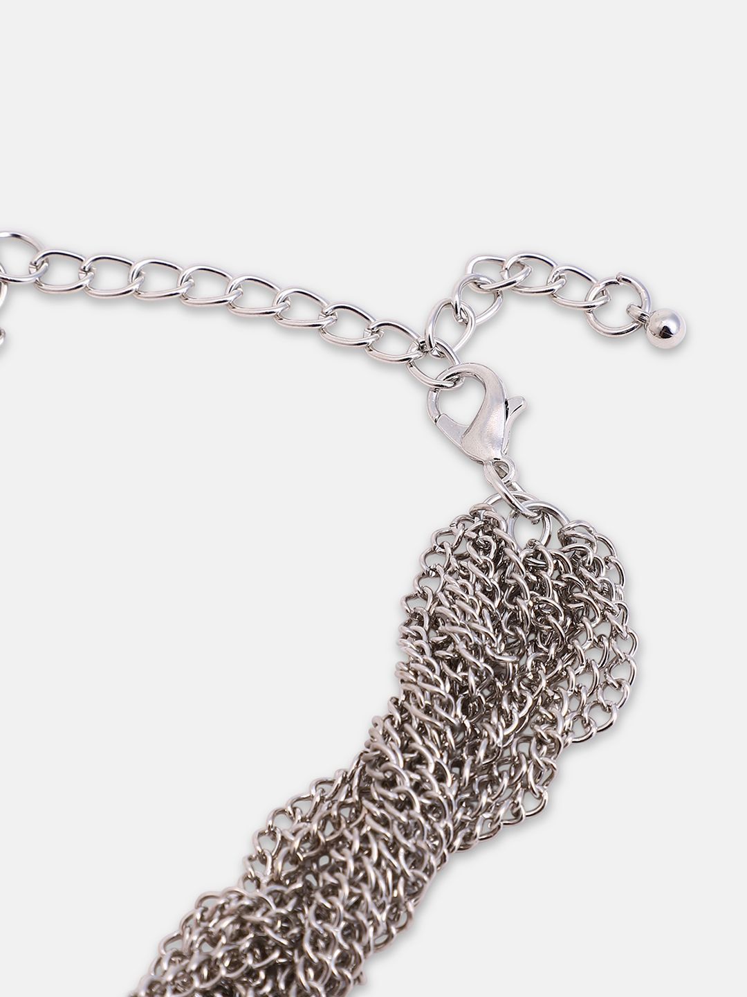 SOHI Silver-Paras Kalung Pernyataan Beaded Beaded Beaded