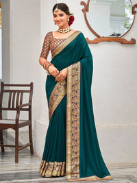 Saree mall Zari Silk Blend Sarees