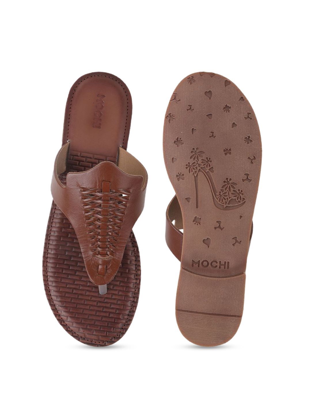 Mochi Embellished Leather Stiletto with