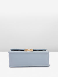 DressBerry Brand Logo Embossed Quilted Satchel