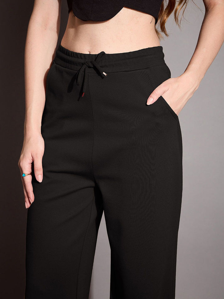 SASSAFRAS BASICS Women Relaxed Fit Mid Rise Track Pants
