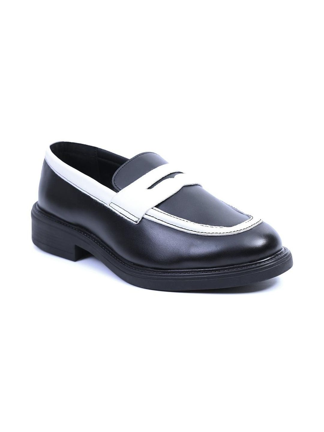 MONKSTORY Lelaki Black Loafers