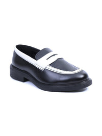 MONKSTORY Lelaki Black Loafers