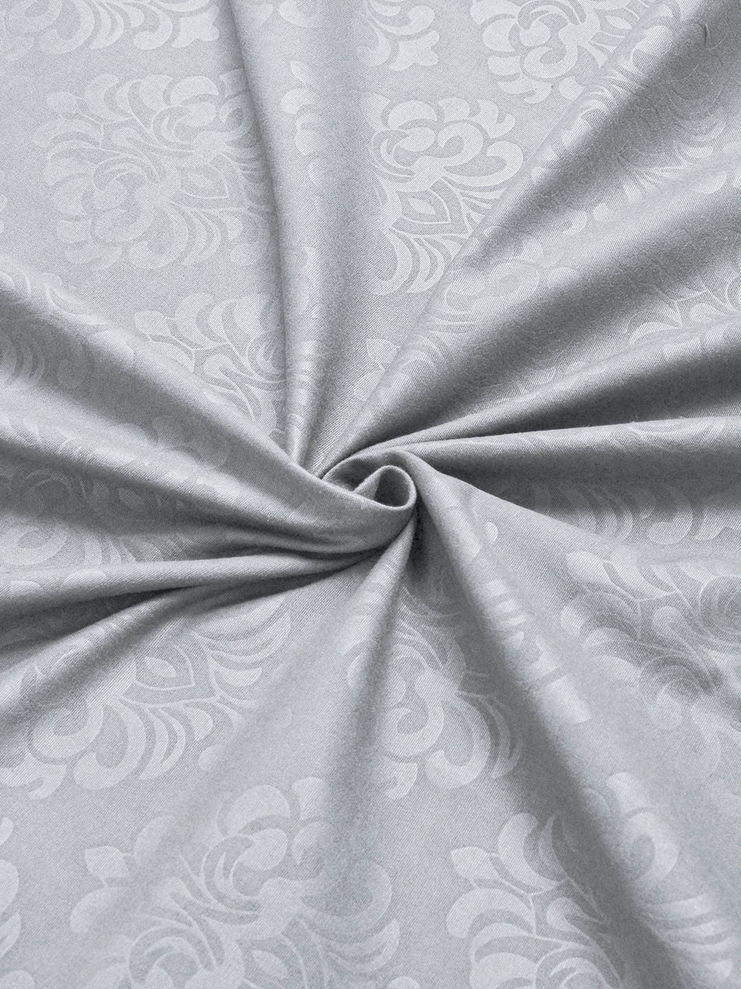 KLOTTHE Grey Floral Printed Dilengkapi 300 TC Single Cadar Halus Dengan Sarung Bantal