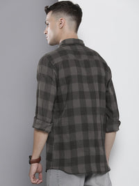 The Indian Garage Co Pure Cotton Checked Casual Shirt