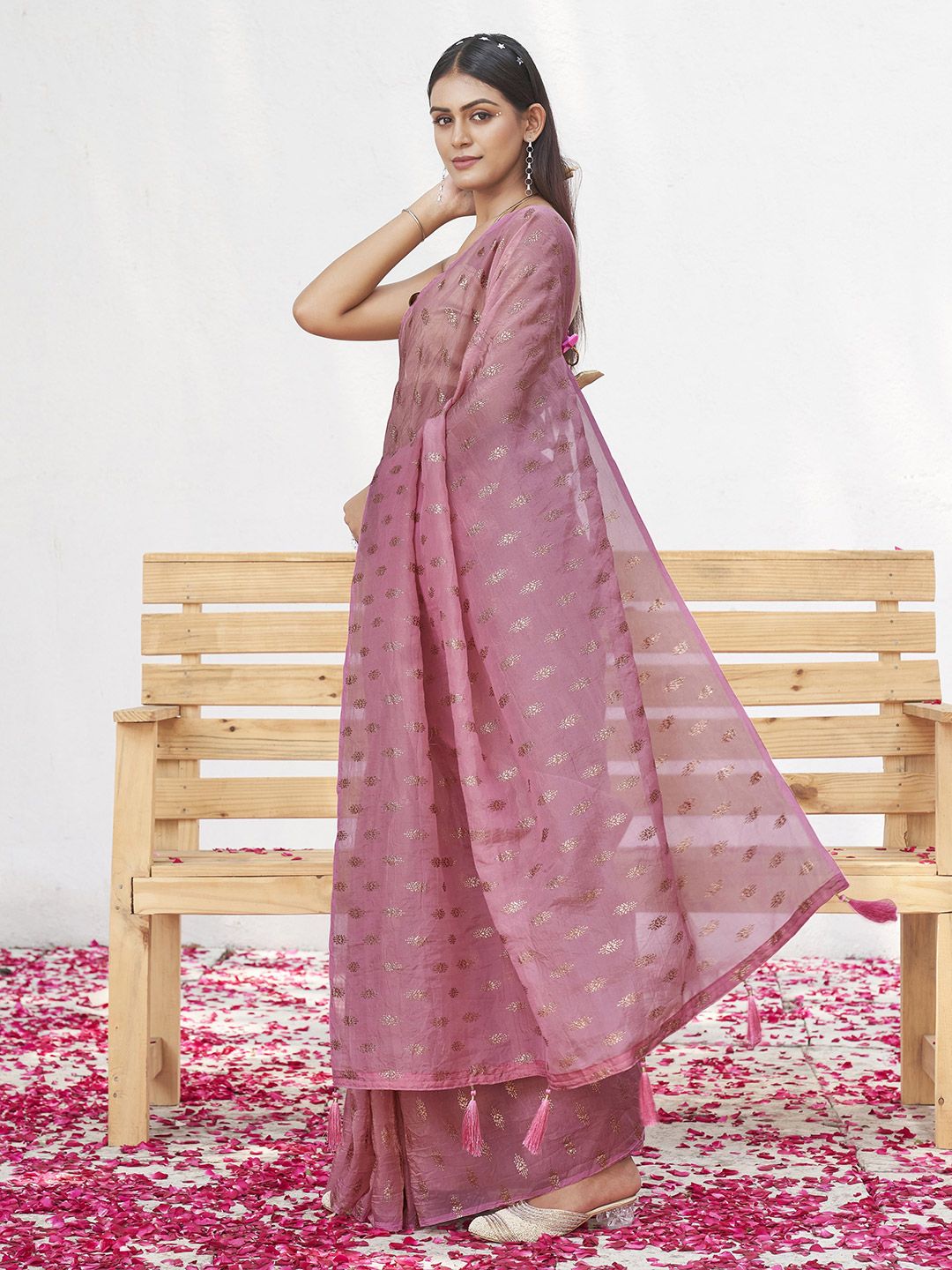 Tikhi Imli Woven Design Saree