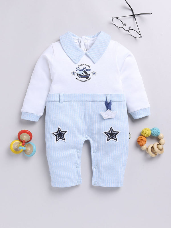 Moms Love Infant Boys Pure Cotton Party Romper