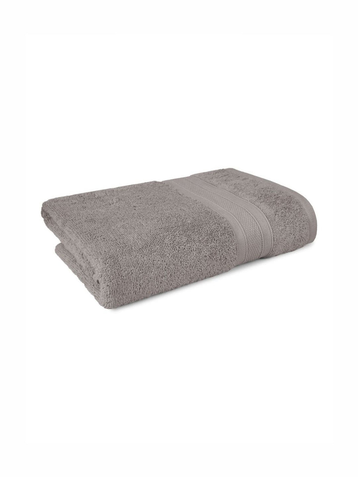 MYTRIDENT Charcoal Cotton 500 GSM Bath Towel