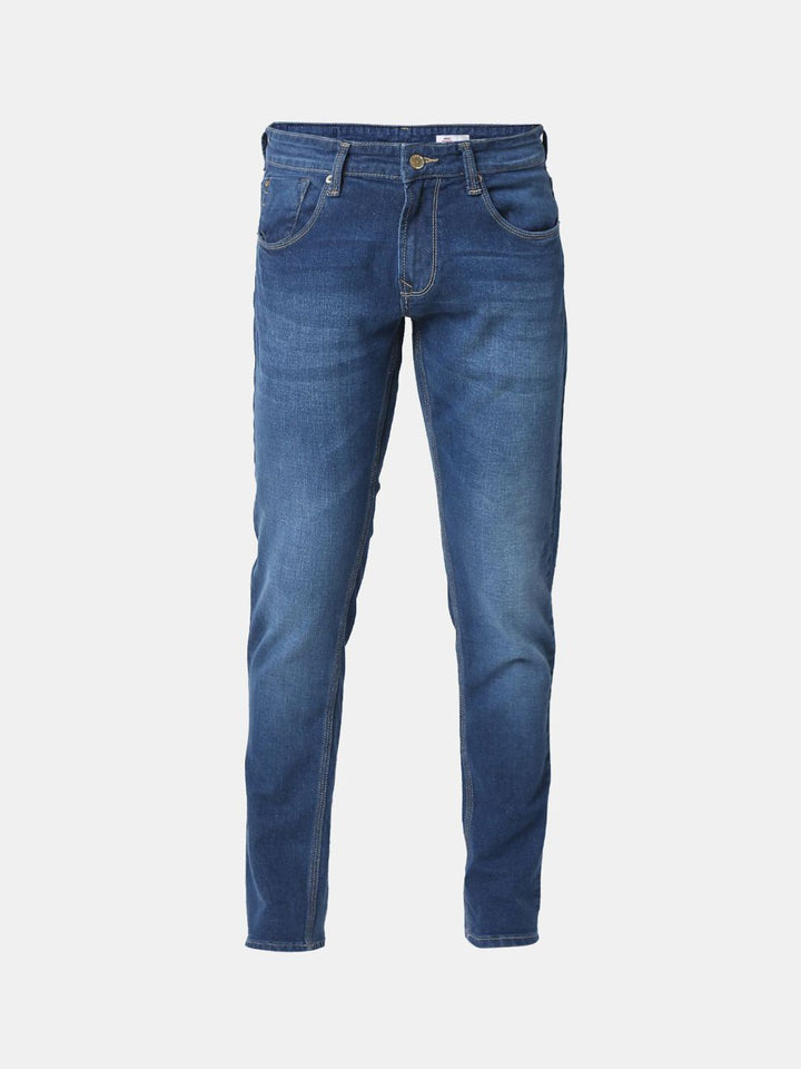 Spykar Men Skinny Fit Low-Rise Regangan Seluar Jeans