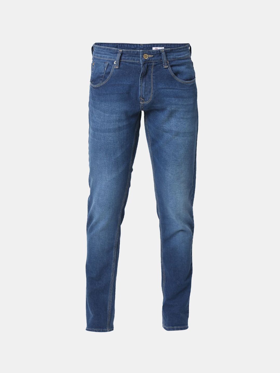 Spykar Men Skinny Fit Low-Rise Regangan Seluar Jeans