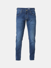 Spykar Men Skinny Fit Low-Rise Regangan Seluar Jeans