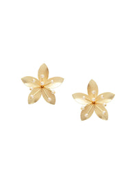 Anouk Gold-Plated Floral Shaped Studs