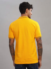 ADRO Men Polo Collar Pockets T-shirt
