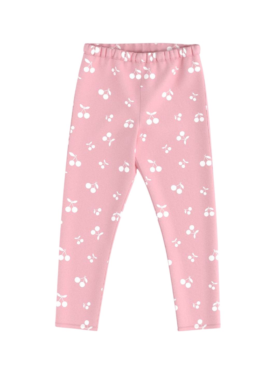 Nauti Nati Infant Girls Pack of 2 Printed Mid-Rise Ankle-Length Leggings