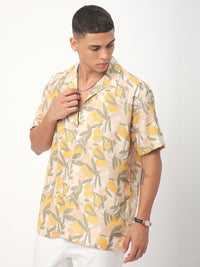 VASTRADO Men Classic Floral Opaque Printed Pure Cotton Casual Shirt