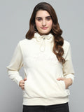 Monte Carlo Wanita Mock Collar Sweatshirt