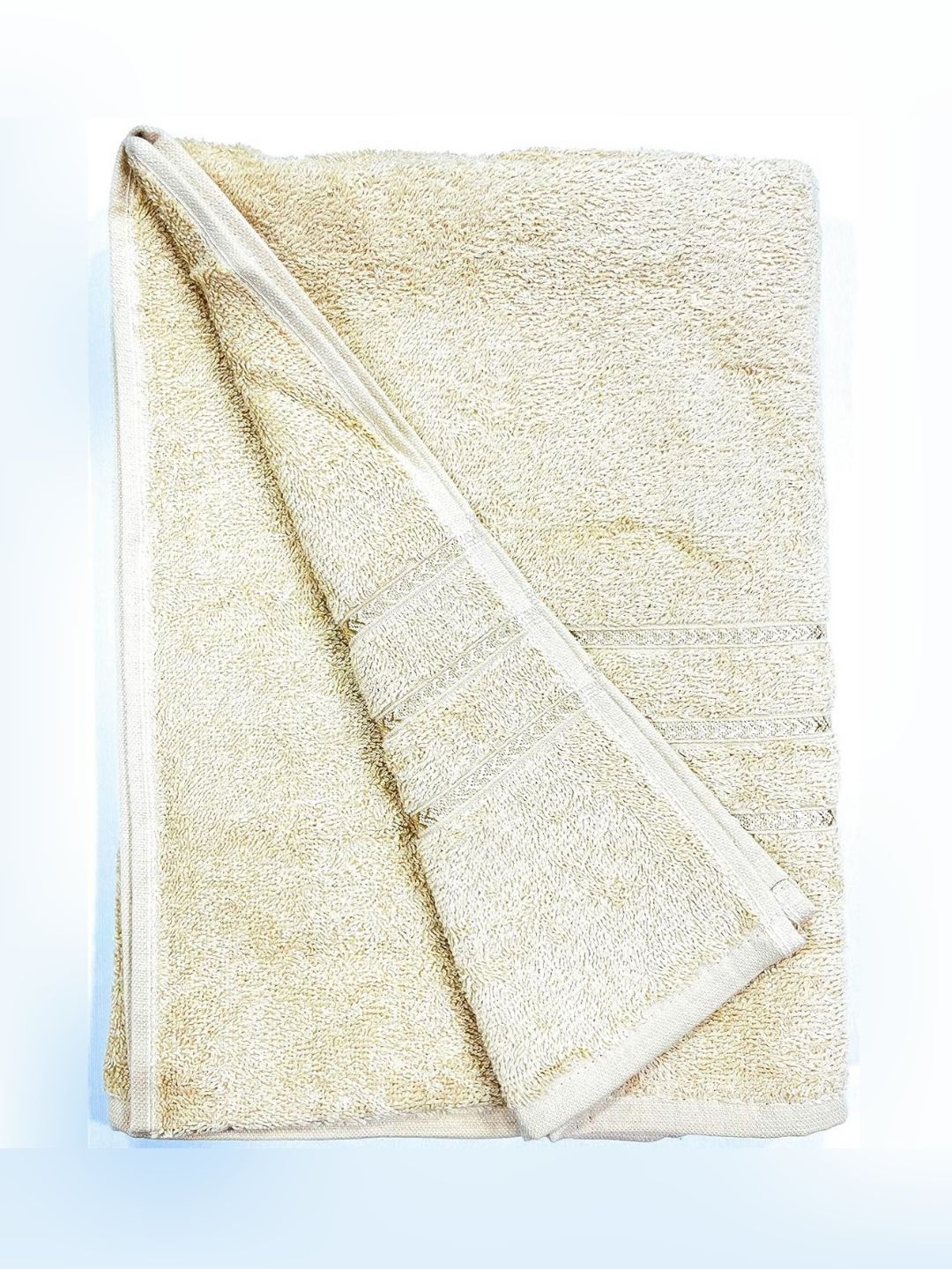 BOMBAY DYEING Beige Cotton 400 GSM Bath Towel