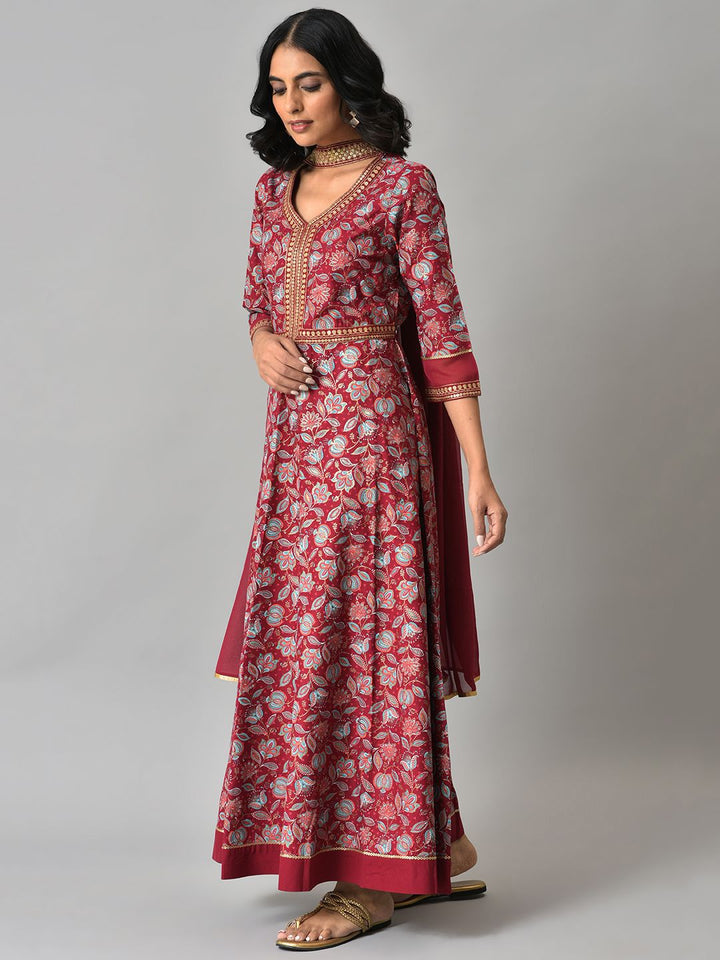 AURELIA Floral Print Maxi Dress