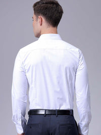 The Indian Garage Co. X Luxe Men Slim Fit Spread Collar Vertical Striped Formal Shirt