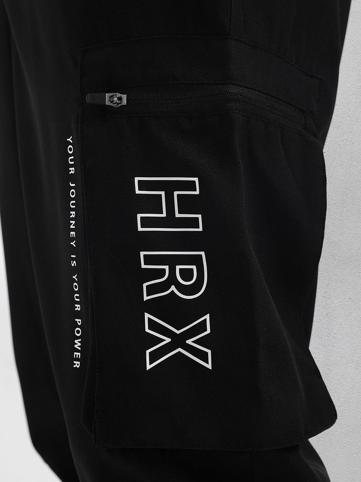 HRX by Hrithik Roshan Men Brand Logo Printed Rapid-Dry Training Track Pants