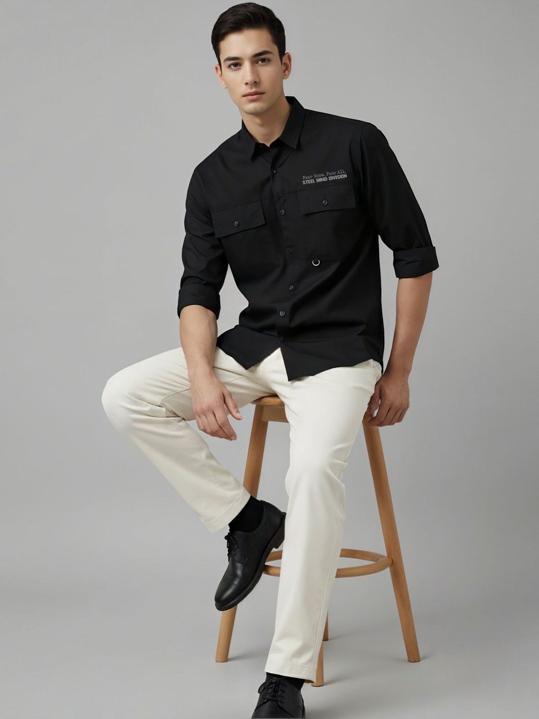 ADRO Men Standard Printed Casual Shirt