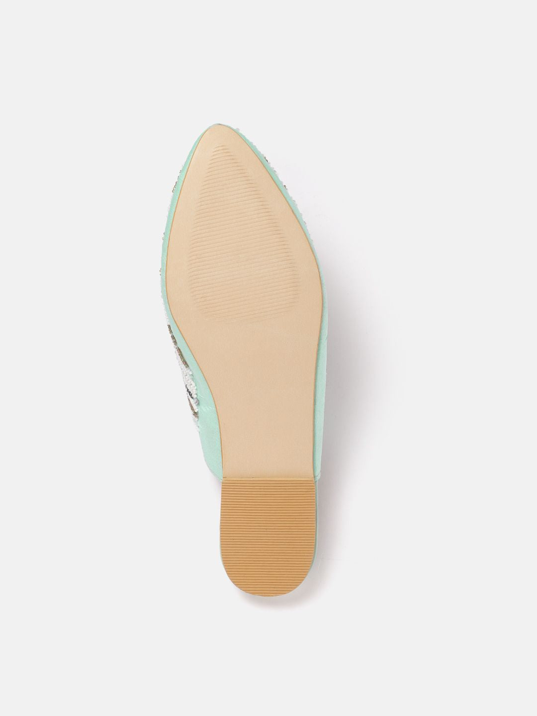 House of Pataudi Women Ethnic Embellished Mules