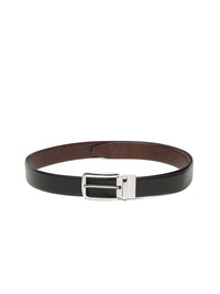 Teakwood Leathers Men Textured Leather Reversible Formal Belt