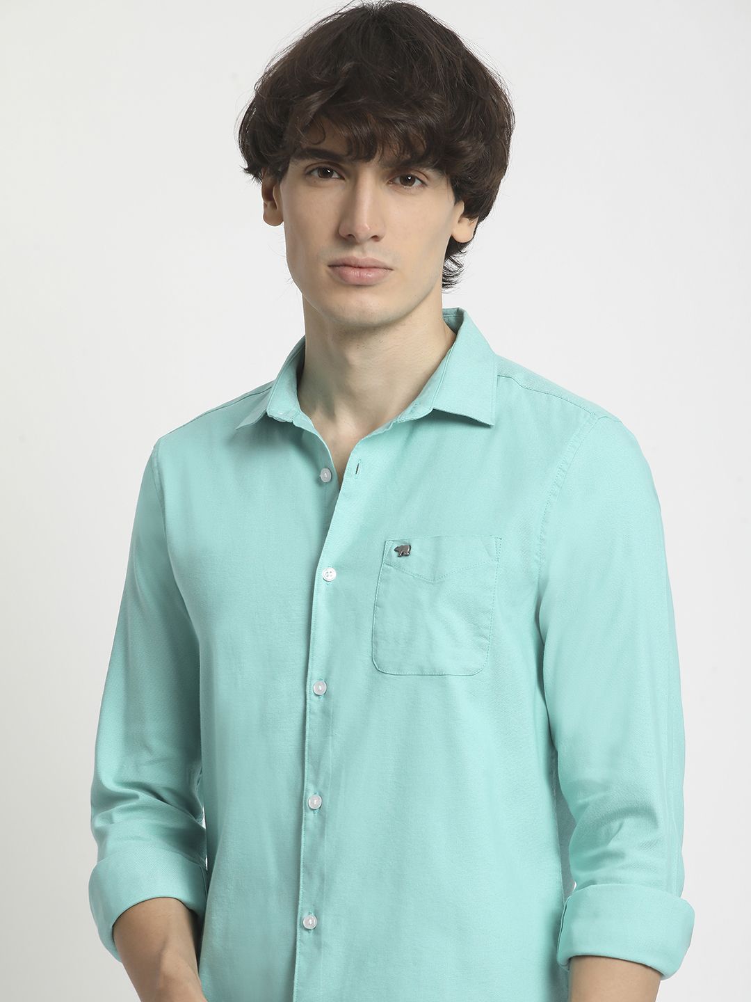 THE BEAR HOUSE Men Slim Fit Opaque Casual Shirt