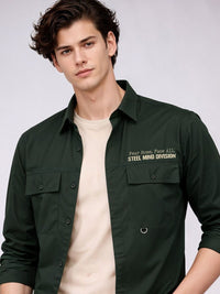 ADRO Classic Printed Cotton Twill Cargo Baju Kasual