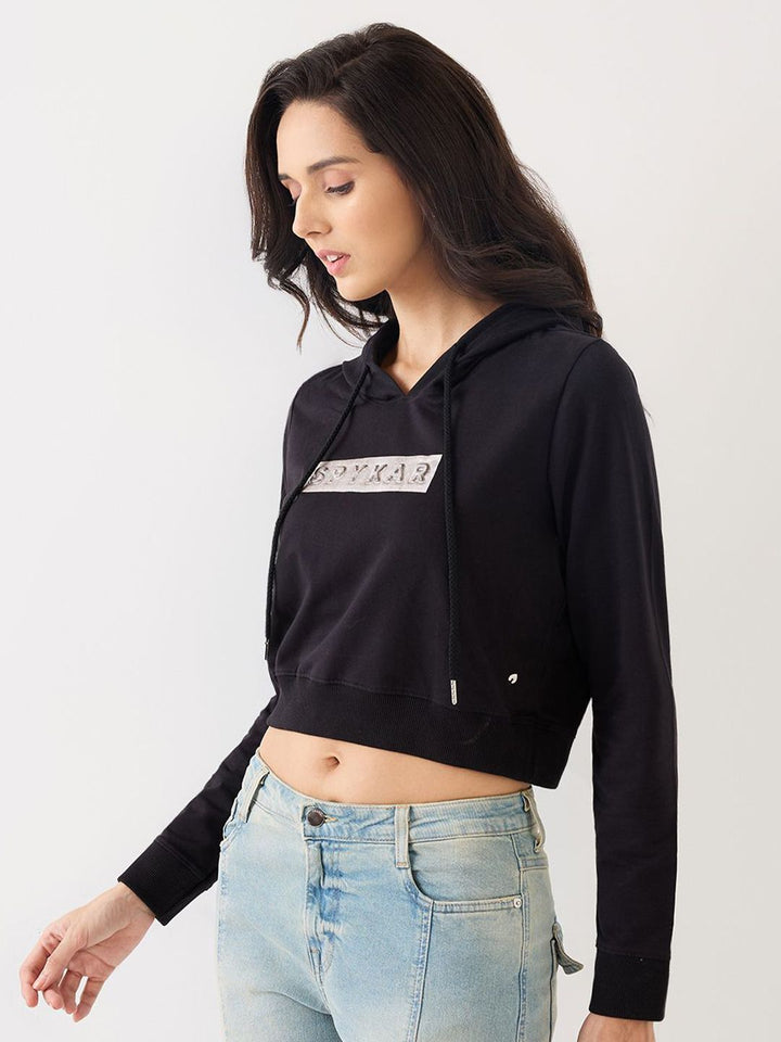 SPYKAR Women Hooded Sweatshirt