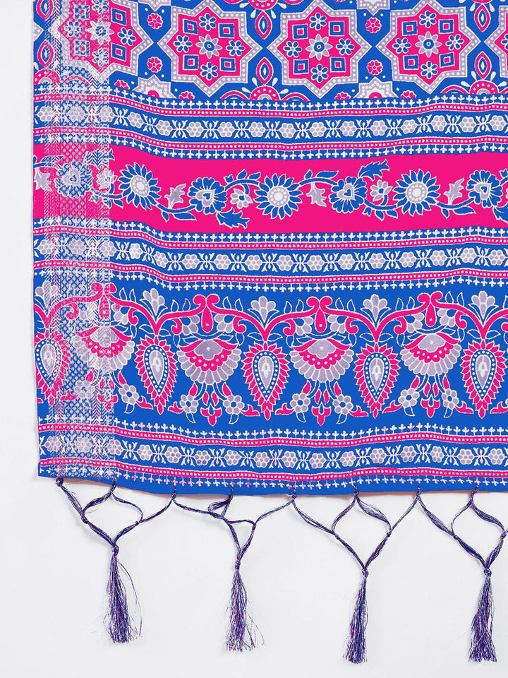 Saree mall Bandhani Ready to Wear Saree With Blouse Piece