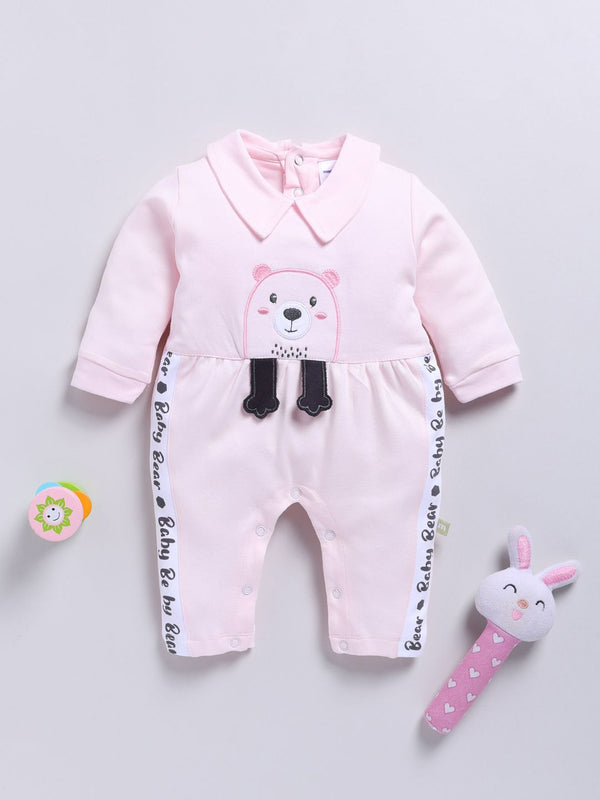 Moms Love Infant Boys Printed Pure Cotton Party Romper