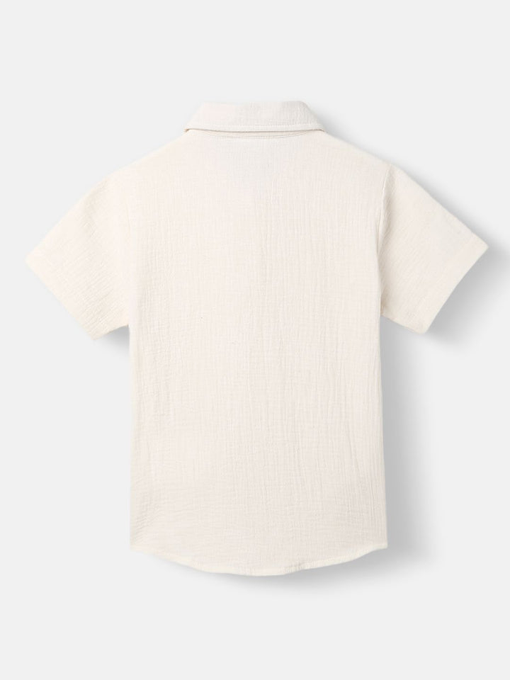 Nauti Nati Boys Pure Cotton Short Sleeves Shirt With Shorts