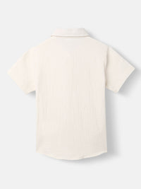 Nauti Nati Boys Pure Cotton Short Sleeves Shirt With Shorts