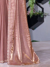 Saree mall Embellished Beads and Stones Pure Chiffon Sarees