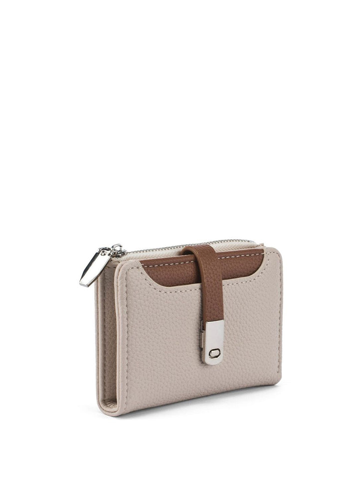 Lino Perros Women Zip Detail Two Fold Wallet