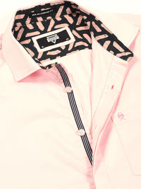 Thomas Scott Men Premium Cutaway Collar Solid Cotton Formal Shirt