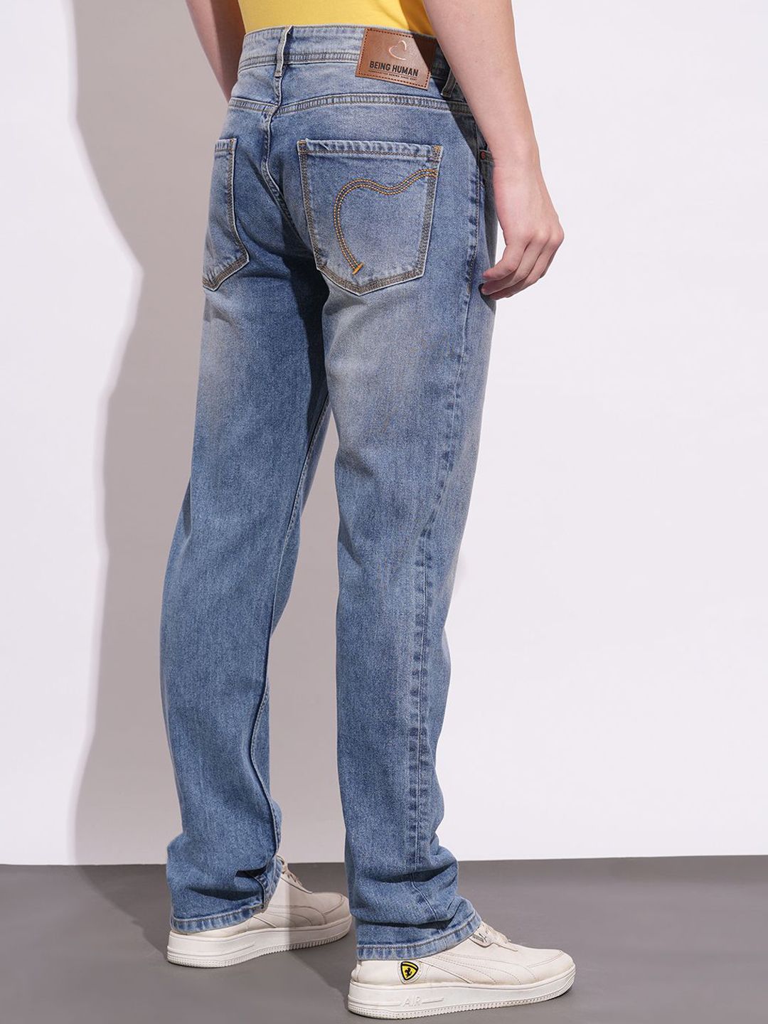Being Human Men Classic Light Fade Stretchable Jeans