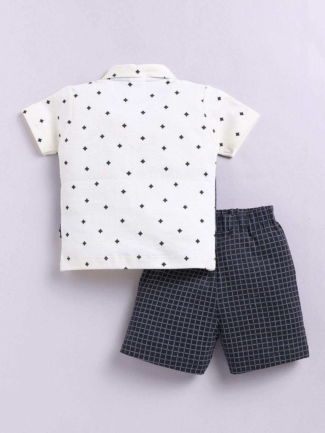 Moms Love Infant Boys Printed Pure Cotton Clothing Set
