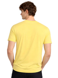 ADRO Typography Printed Round Neck Short Sleeves Regular Fit Pure Cotton T-shirt