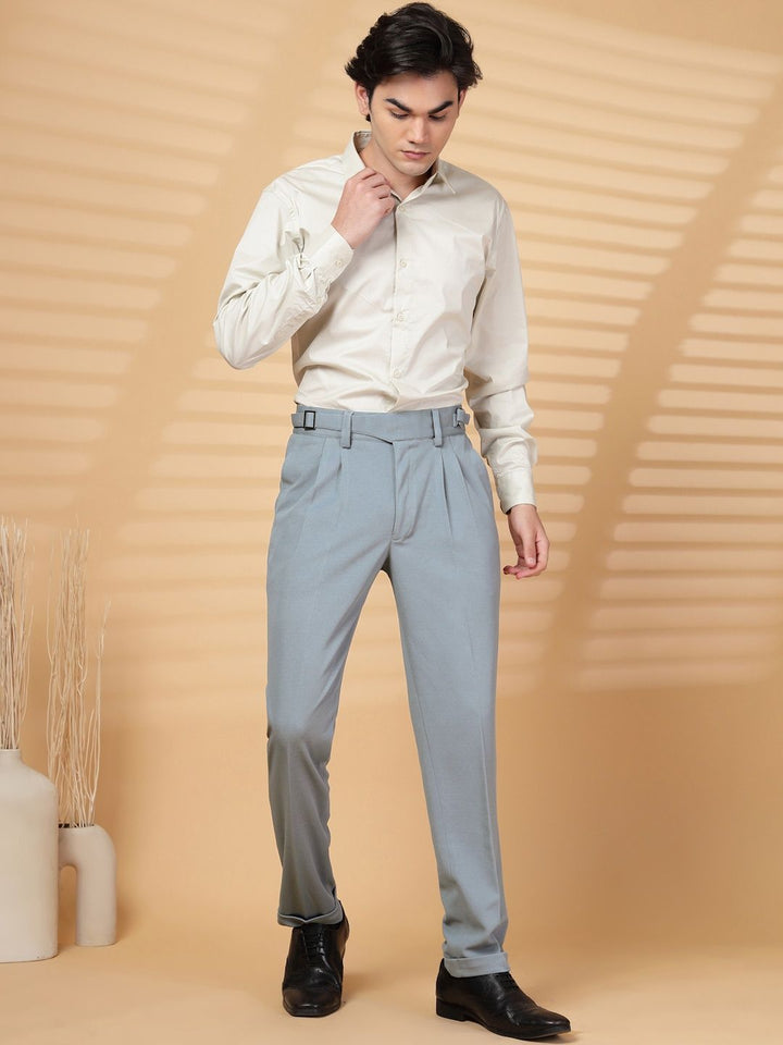 Seluar Formal Formal Lycra Kelabu KLOTTHE Lelaki