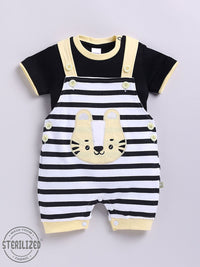 Moms Love Infant Boys Pure Cotton Striped Rompers