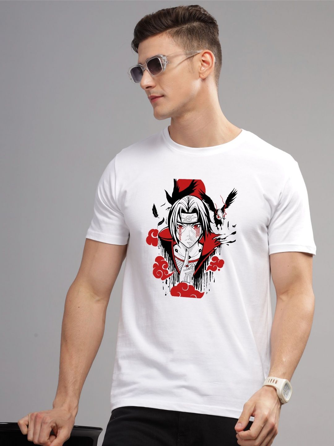 ADRO Anime Printed Applique T-shirt
