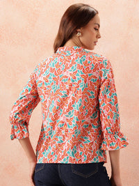 all about you Floral Opaque Printed Casual Shirt