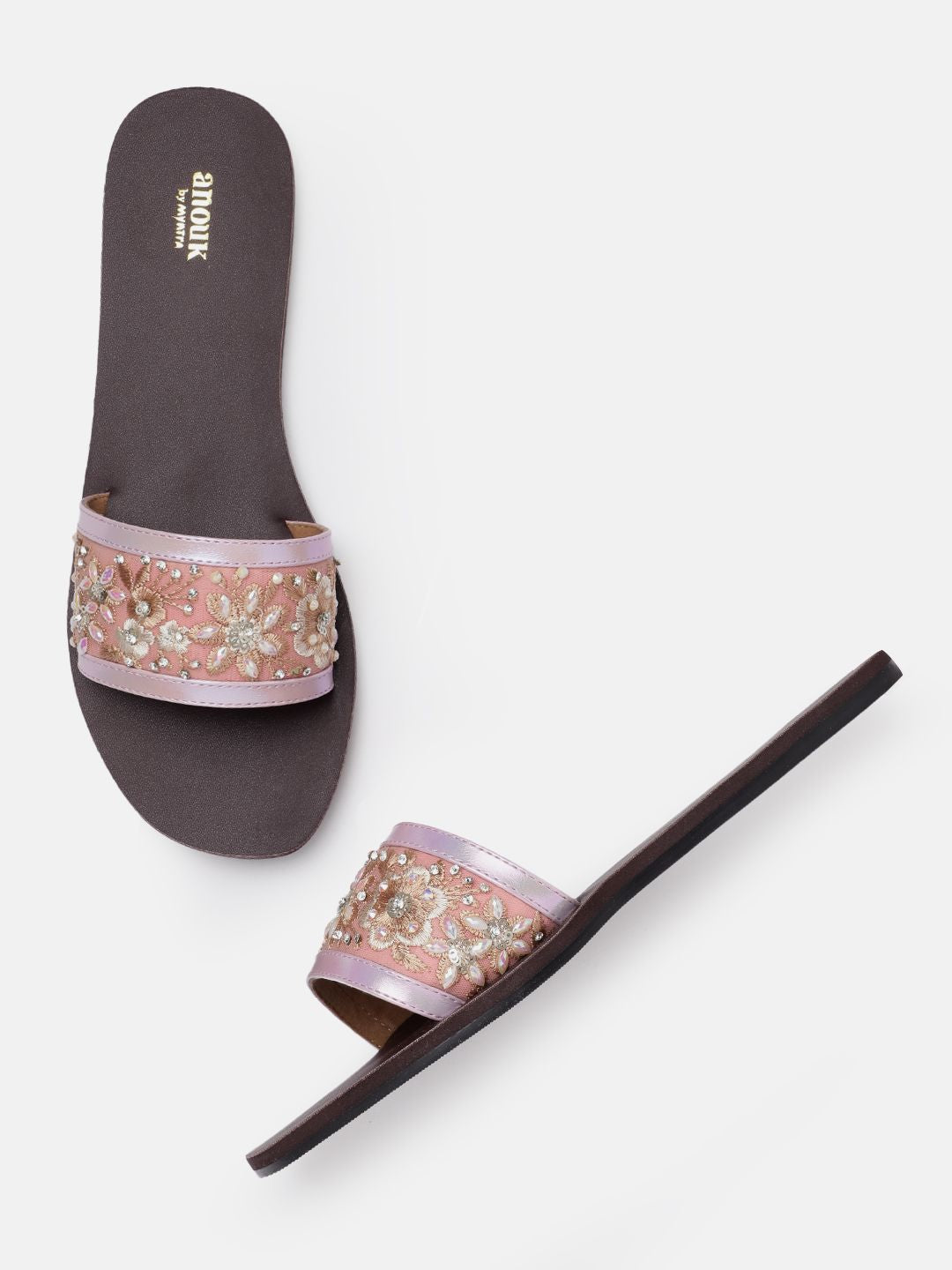 Anouk Women Embellished Open Toe Flats