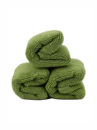BOMBAY DYEING Lime Green 3 Pieces Pure Cotton 650 GSM Face Towel
