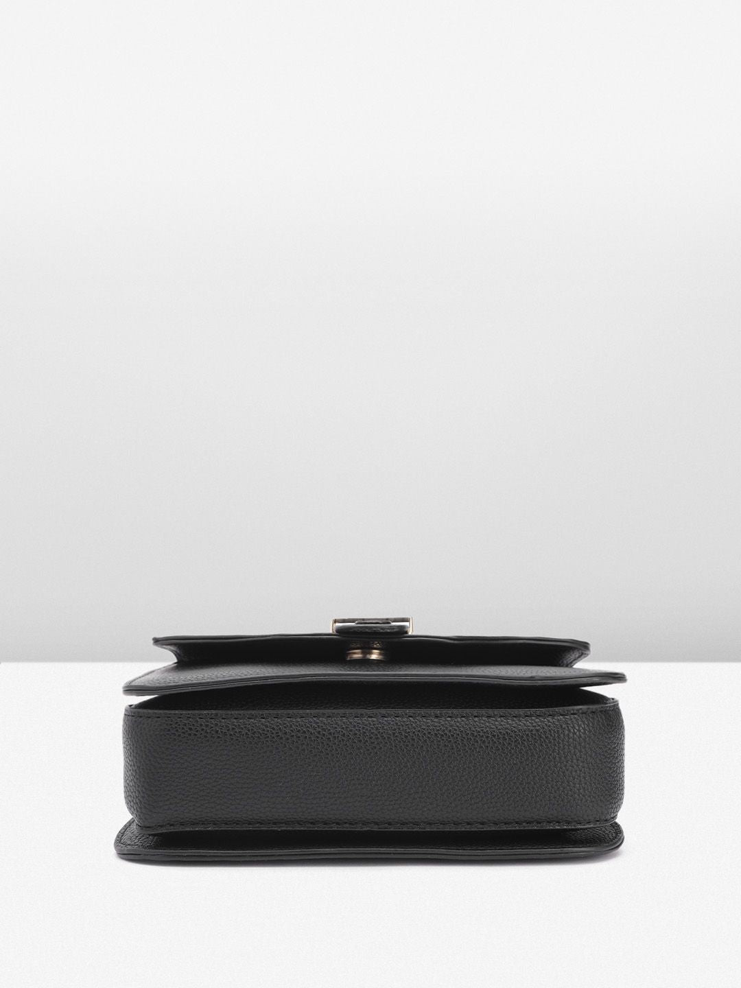 DressBerry Textured Structured Satchel Bag
