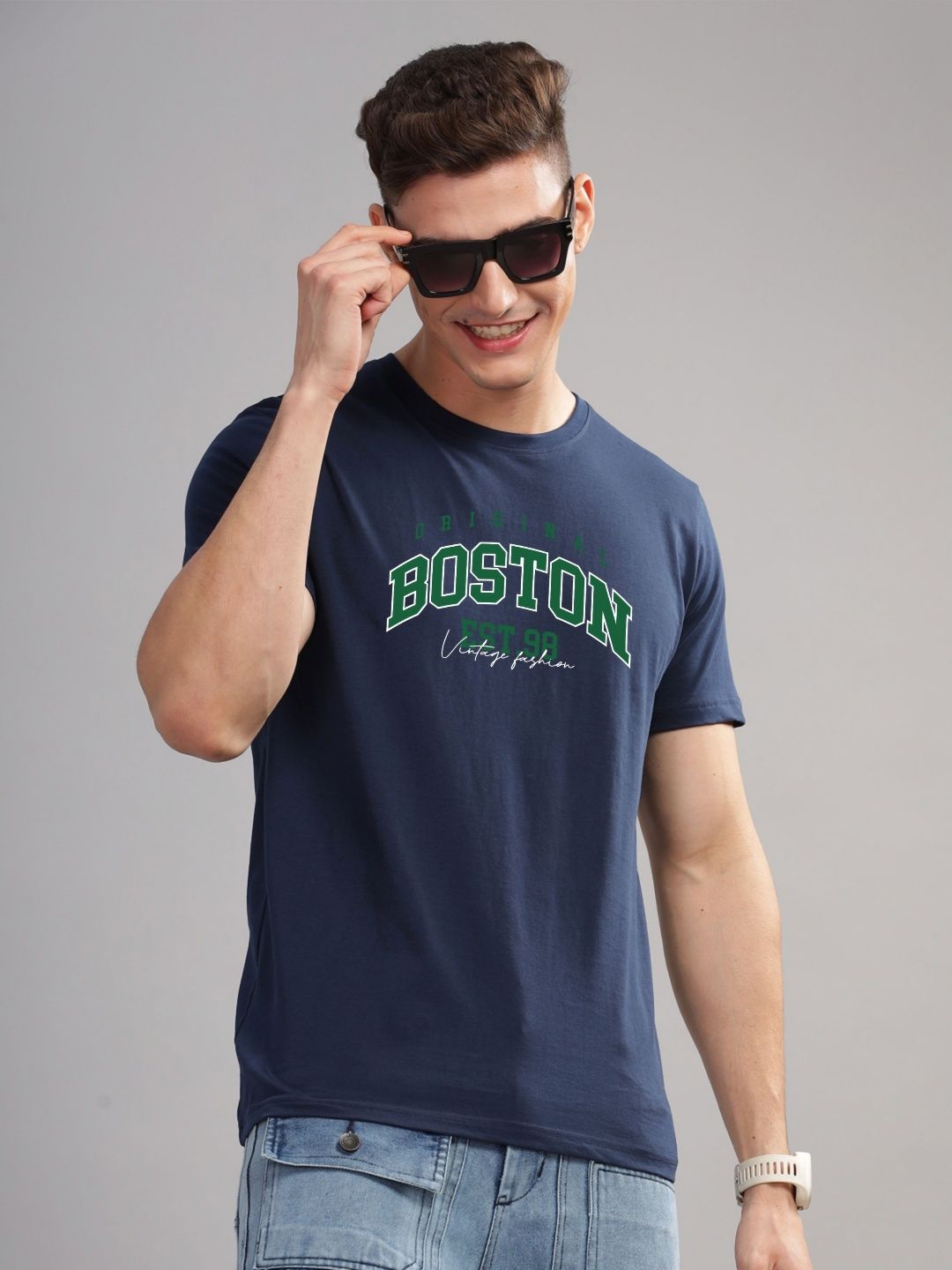 ADRO Men Printed T-shirt
