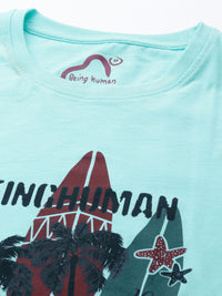Being Human Tropical Printed Pure Cotton T-shirt